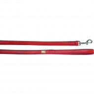 Поводок «Camon» кожаный с подкладкой, красный, DA096/F, 100 см