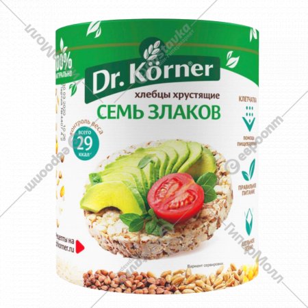 Хлебцы кукурузно-рисовые «Dr.Korner» 7 злаков, 100 г