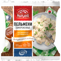 

Пельмени"МАРЬИНО"(П/ф свин и говяд)400г