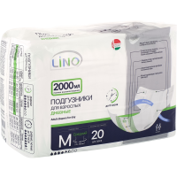 

Подгузники д/взросл."LINO"(М,2000мл)20шт