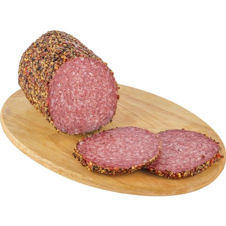 Колбаса сырокопченая Сальчичон салями высший сорт, 1 кг, фасовка 0.45 кг