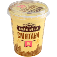 

Сметана "СТАРЫ МЕНСК" (15%,стакан) 400г