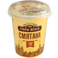 

Сметана "СТАРЫ МЕНСК" (26%,стакан) 400г