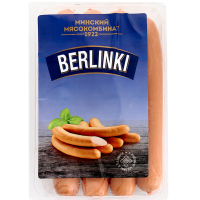 

Сосиски "БЕРЛИНКИ" (1с,мп,игаз) ММК,320г