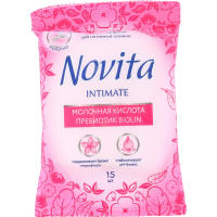 

Салфетка влаж.«NOVITA»(д/инт.гигиен)15шт