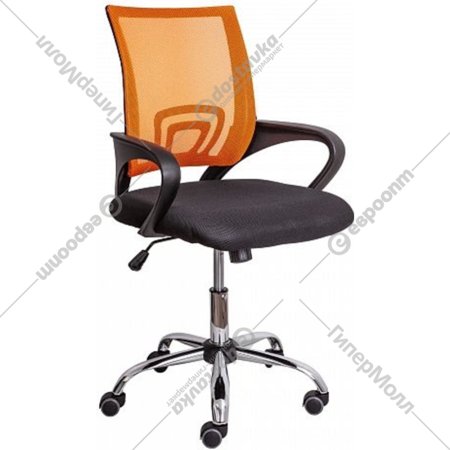 Компьютерное кресло «AksHome» Ricci New, оранжевый/черный