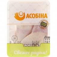 Окорочок цыплёнка-бройлера «Асобiна» охлаждённый, 1 кг, фасовка 1 - 1.2 кг