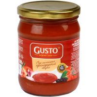 

Соус томатный"GUSTO"(краснодарский)500г