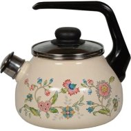 Чайник со свистком «Стальэмаль» Луговые цветы, 4с210я, 2 л