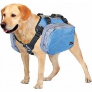 Шлея-сумка для собак «Camon» размер M, DC360, синий/серый