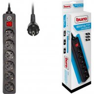 Сетевой фильтр «Buro» 600SH-5-B, черный