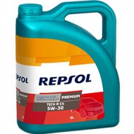 Масло моторное «Repsol» Premium Tech R C4 5W30, 5 л