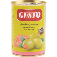 

Оливки зелен."GUSTO" (лосось) 280г