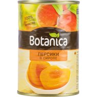 Персики консервированные Botanica половинки в сиропе, 425 мл