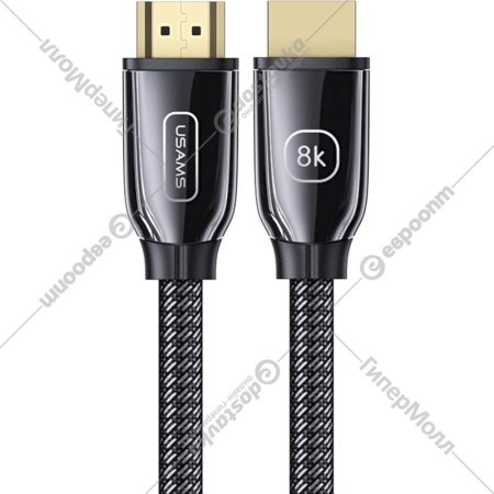 Кабель «Usams» HDMI - HDMI 2.1 US-SJ497, SJ497HD01, 2 м