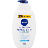 

Гель-уход д/душа"NIVEA"(увл/забота)750мл