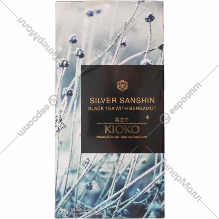 Чай чёрный «Kioko» Silver Sanshin, 25х2 г