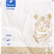 Бумажные салфетки «Перышко» Prestige, Благородный тигр, 20 шт