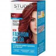 Крем-краска для волос «Studio Professional» Fashion Color, тон 6.5 вишневый, 115 мл
