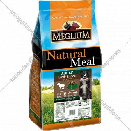 Корм для собак «Meglium» Dog Adult, Lamb, MS1915, 15 кг