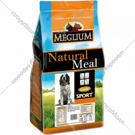 Корм для собак «Meglium» Dog Adult Sport Gold, курица, MS2615, 15 кг