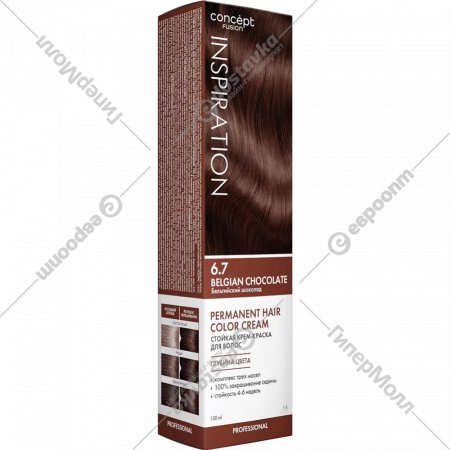 Крем-краска для волос «Concept Fusion» тон 6.7 бельгийский шоколад, 100 мл