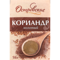 

Кориандр "ОСТРОВСКИЕ" (молотый) 10г