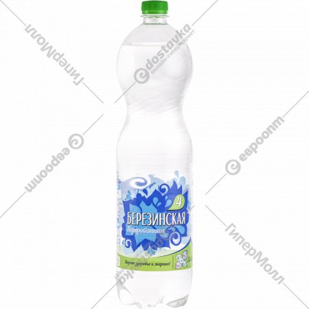 Вода питьевая купажированная «Березинская-4» газированная, 1.5 л