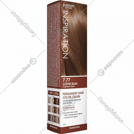 Крем-краска для волос «Concept Fusion» тон 7.77 кофейные зерна, 100 мл