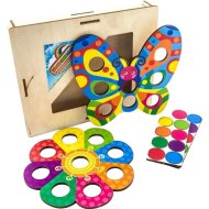 Мозаика «WoodLand Toys» Цветок и бабочка, 067302