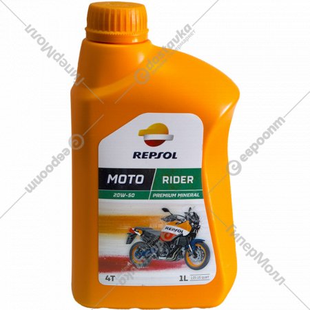 Масло моторное «Repsol» Moto Rider 4T 20W50, 1 л