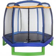 Батут «Atlas Sport» с внешней сеткой, без лестницы, blue, 210 см