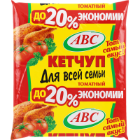 

Кетчуп"ABC"д/всей семьи(томатн),пак,400г