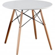 Обеденный стол «AksHome» Leila, 38182, белый, 90х75 см
