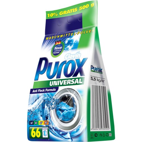 Стиральный порошок «Purox» Universal, 5.5 кг