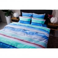 Комплект постельного белья «Ночь Нежна» Стиль, евро 50х70, голубой