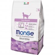 Сухой корм Monge Cat Daily Line Sterilised, для стерилизованных кошек, из курицы, 400 г