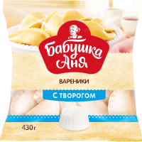 

Вареники "БАБУШКА АНЯ" (творог) 430г