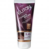 Тонирующая маска для волос «Elitan» №3.45 Темный шоколад, 150 мл