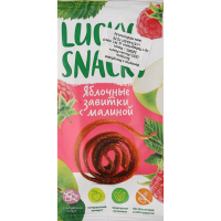 

Яблочные завитки"LUCKYSNACKY"(малина)20г