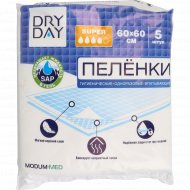 Пеленки «Dry Day» Super 60х60, 5 шт