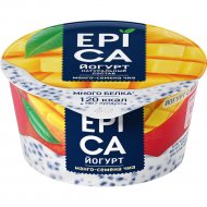 Йогурт «Epica» манго и семена чиа, 5%, 130 г