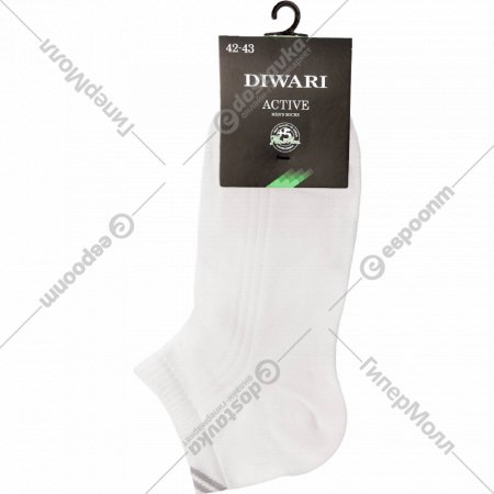 Носки мужские «DiWaRi» 7С-37СП,018, размер 27, белые