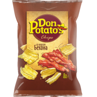 

Снеки "DON POTATO'S" (бекон) 80г