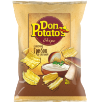 

Снеки "DON POTATO'S" (грибы/сметана) 80г