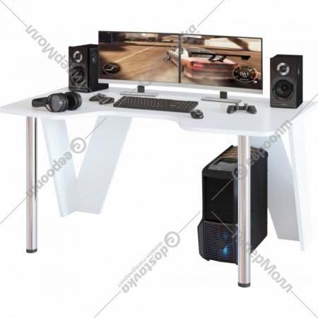Компьютерный стол «Сокол» КСТ-116, SKM_КСТ116Б6, белый