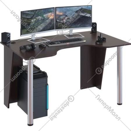 Компьютерный стол «Сокол» КСТ-18, SKM_КСТ18В, венге