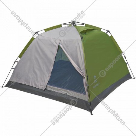 Туристическая палатка «Jungle Camp» Easy Tent 3, 70861, зеленый/серый