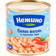 Фасоль консервированная «Нежино» белая, в томатном соусе, 400 г