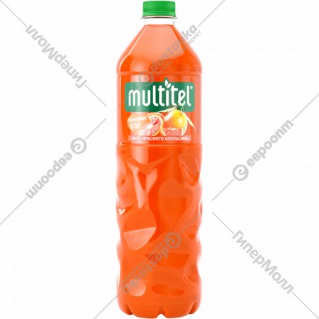 Напиток сокосодержащий «Мультитель» красный апельсин, 1 л